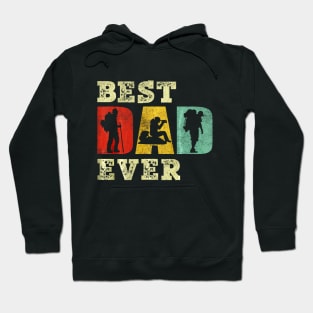 Best Hiking Dad Ever Shirt Vintage for Dad Father Gift Hoodie